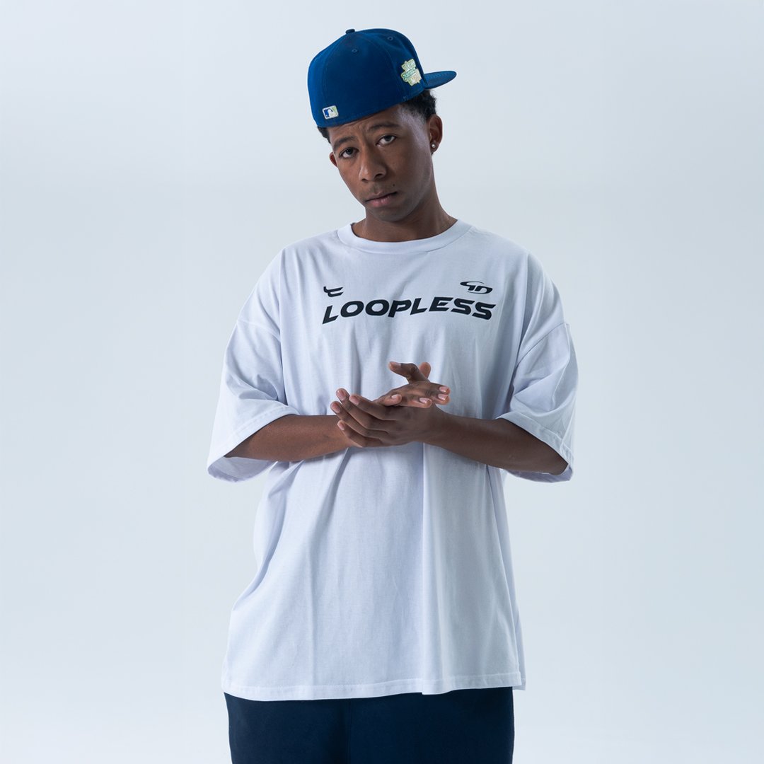 Remera loopless blanca